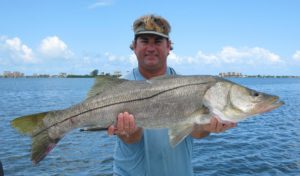 Capt. Brian and a huge Snook